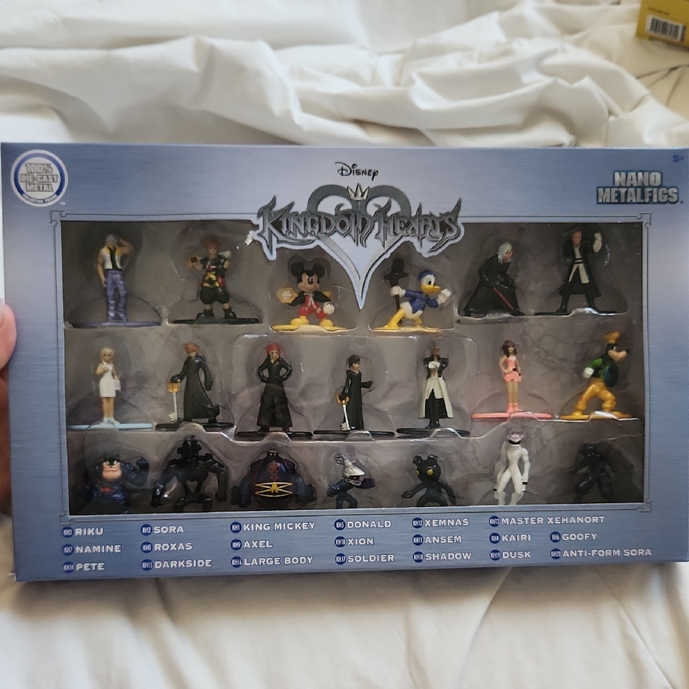 Disney Kingdom Hearts Nano Metalfigs Collection